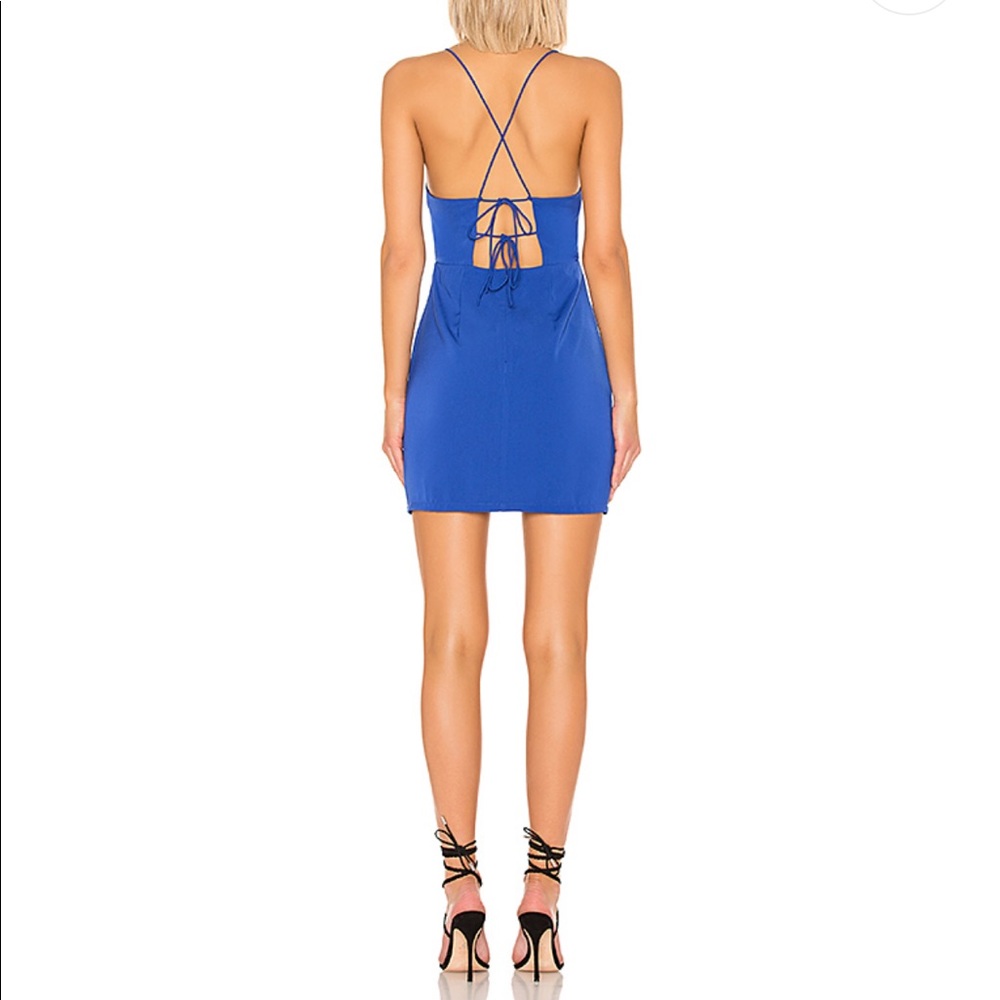 Hazel Mini Dress in Blue